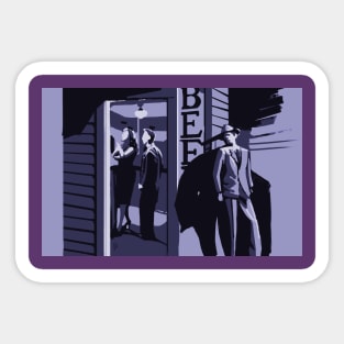 american movie scene Sticker